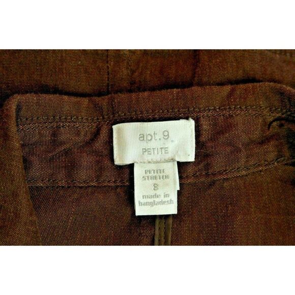 Apt. 9 Linen Blazer 8 Petite Jacket - Picture 5 of 5